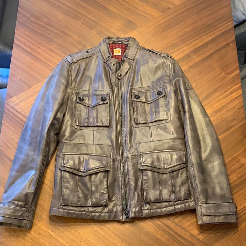 Boss Orange leather jacket